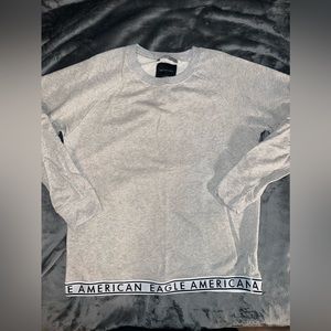 American Eagle Lounge  Terry-cloth crewneck sweatshirt. Size Medium.
